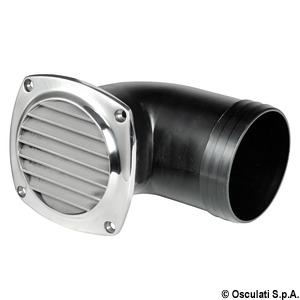 Pivoting hose-vent connectors for stainless steel vents